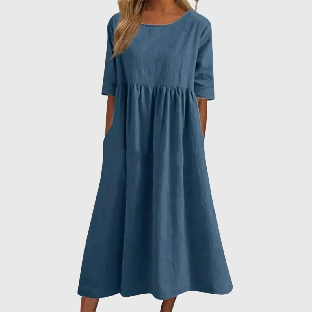 Haisley™ | Chic Short-Sleeve Dress
