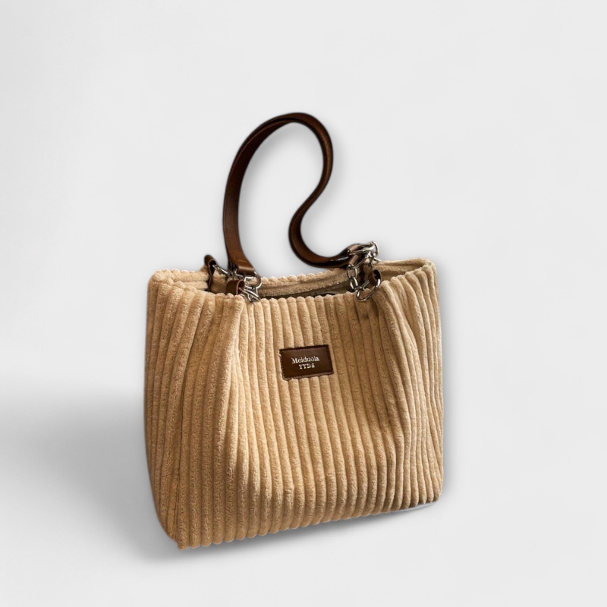 Olivia - Plush Corduroy Shoulder Bag