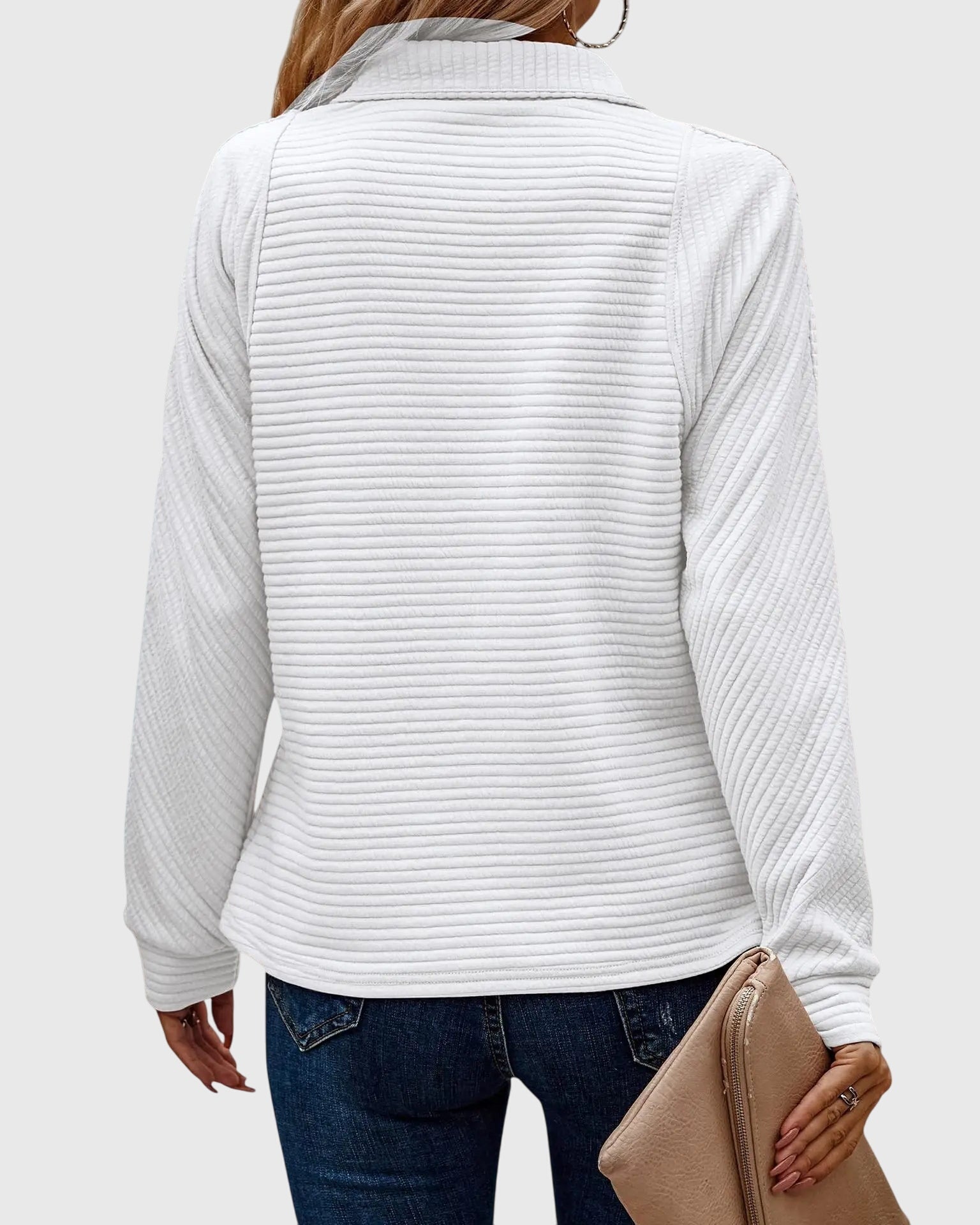 Abigail™ | Chic Zippered Sweater