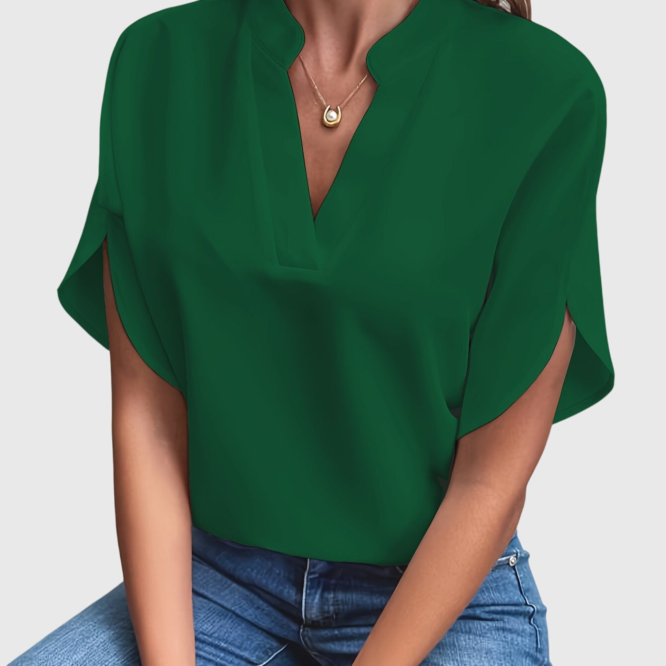 Kristie™ - Chic Elegance Blouse