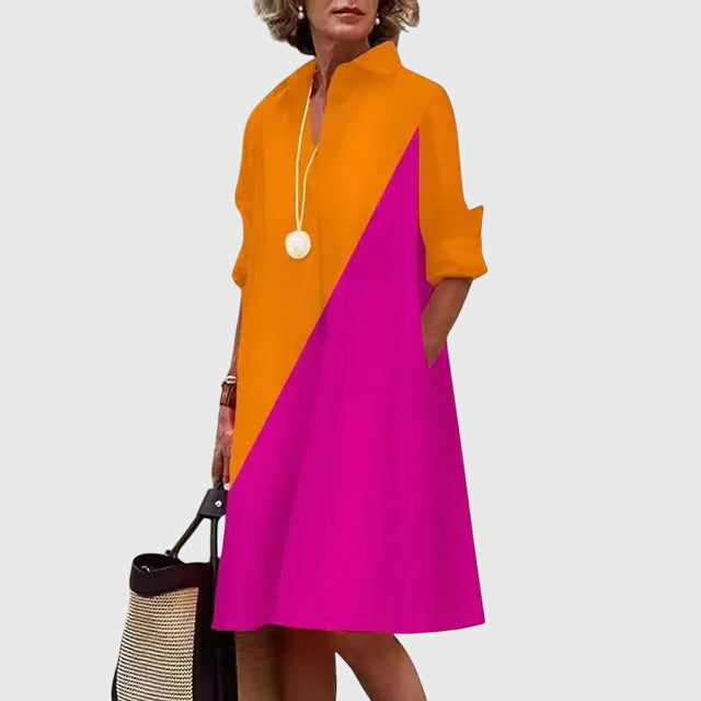Paige™ - Stylish Dress Featuring Convenient Pockets