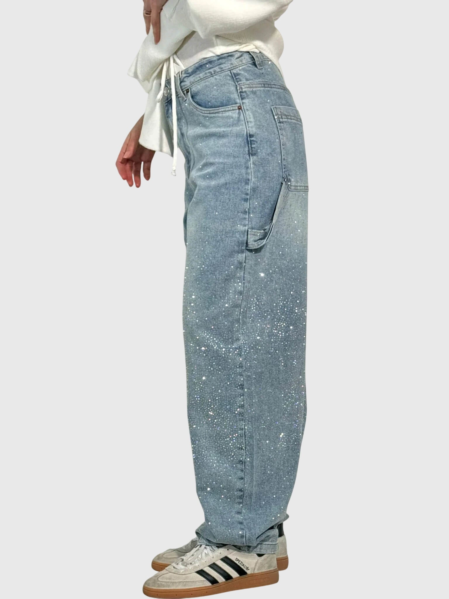 Stella™ Diamond-Embellished Pants
