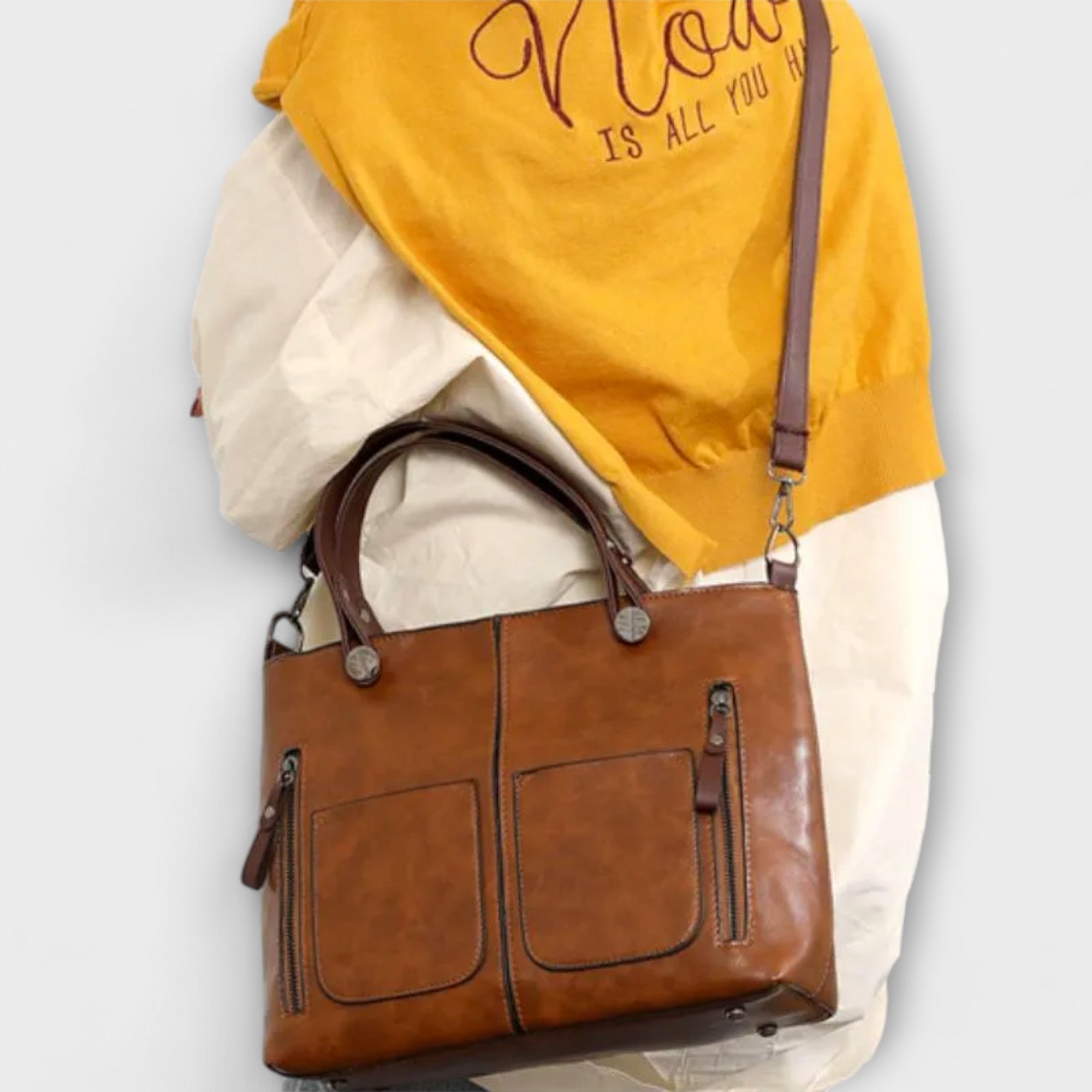 Lora - Chic Leather Handbag