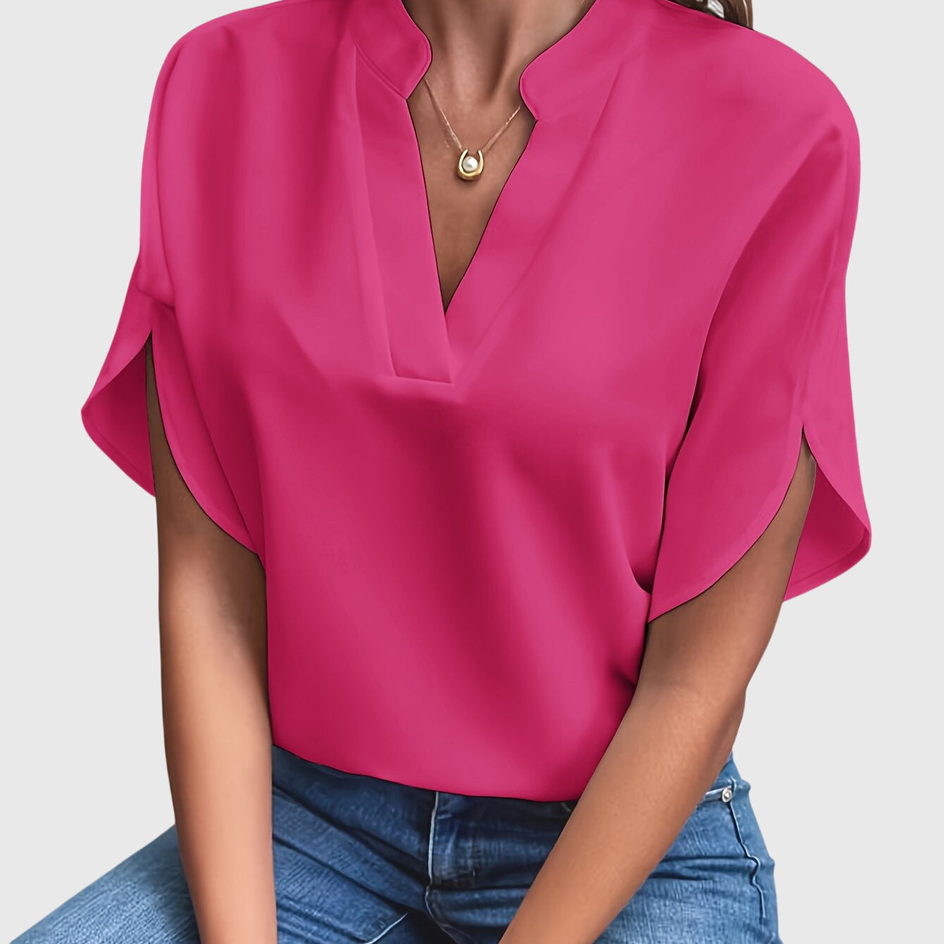 Kristie™ - Chic Elegance Blouse