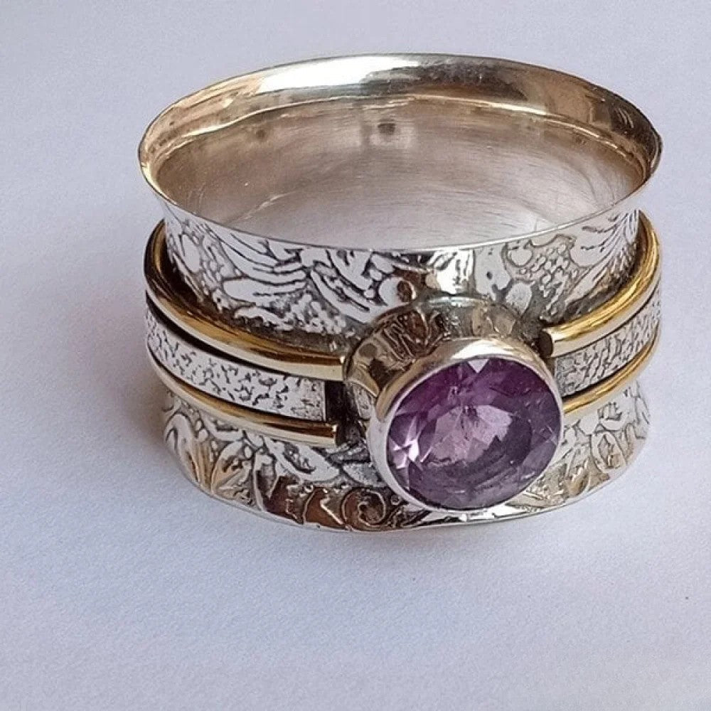 Bohemian Crystal Healing Ring
