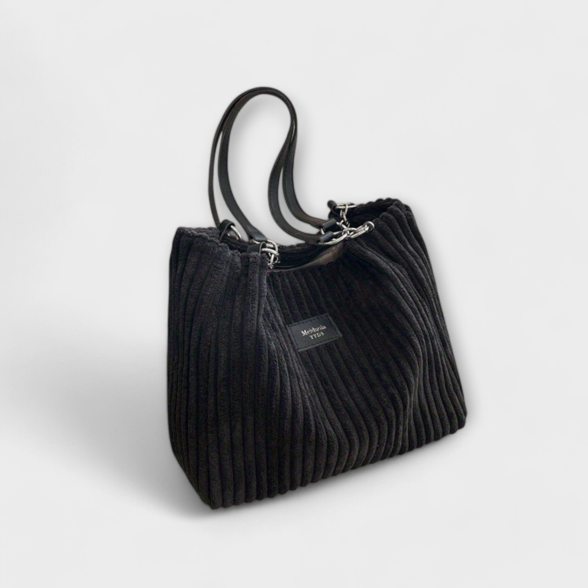 Olivia - Plush Corduroy Shoulder Bag