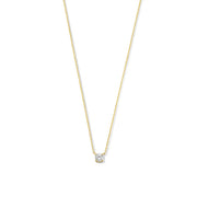 Ysavienna | 14k Gold Moissanite Necklace