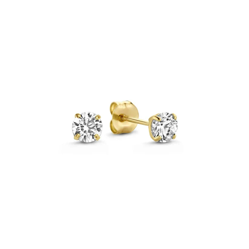Krizalyssa | 18k Gold Diamond Pendant Earrings