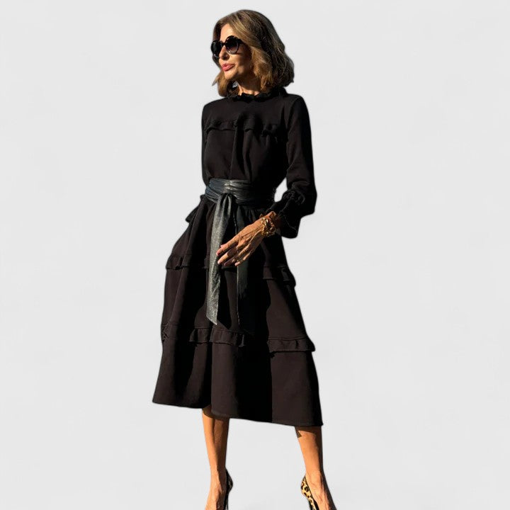 Briannelyse | Elegant Midi Dress