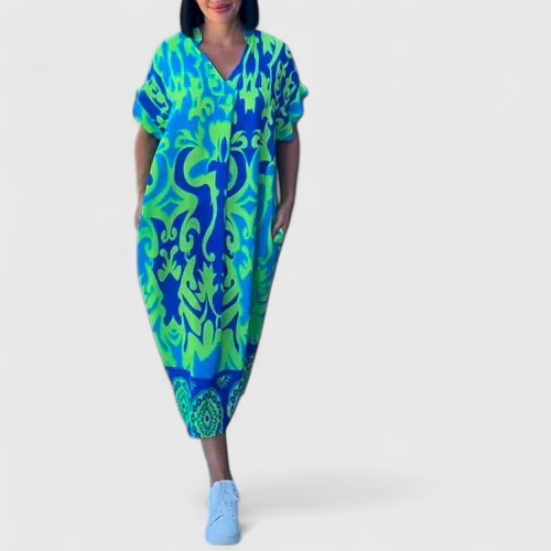 Shamcey™ - Elegant Floral Dress